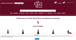 Desktop Screenshot of dionysos-vinothek.com